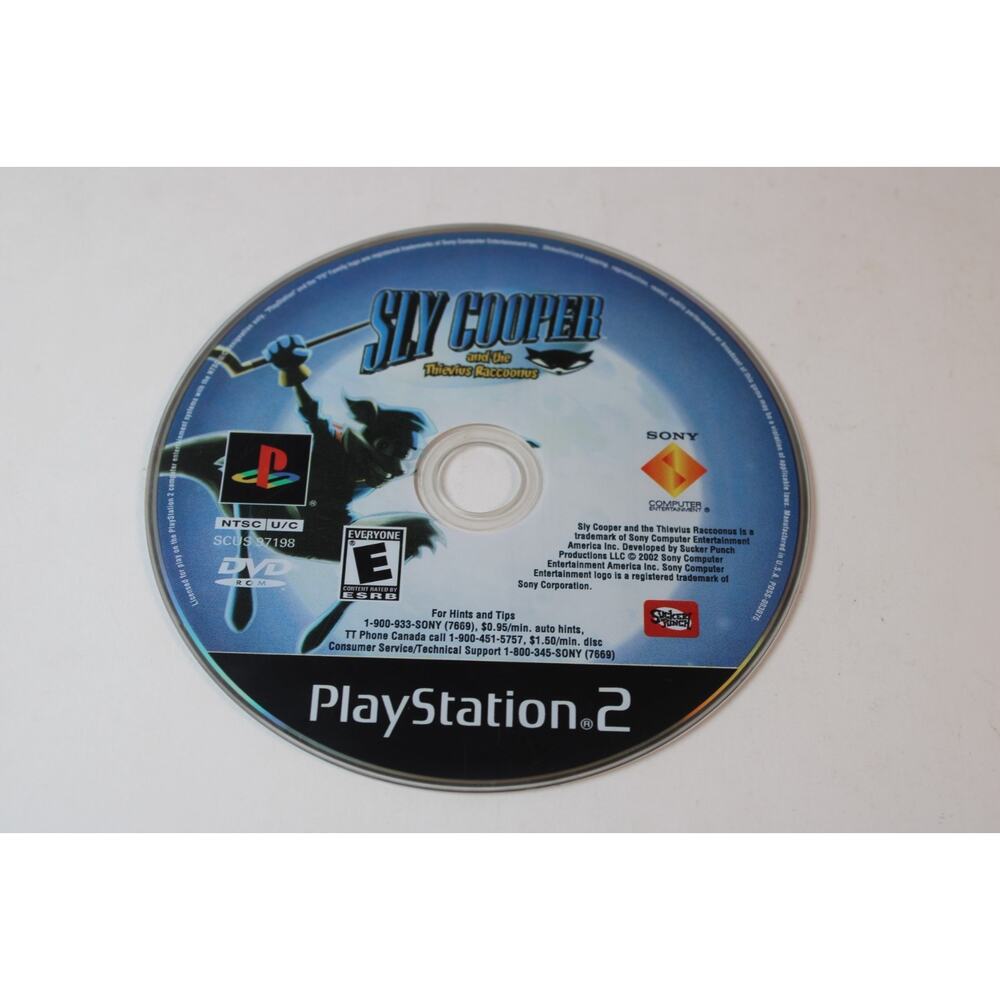 Sly Cooper And The Thievius Raccoonus (Sony Playstation 2, PS2) Disc Only Tested - Picture 2 of 8